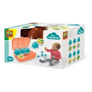 SES Creative - Childrens Tiny Talents Sorting Eggs Toy Set (Multi-colour)