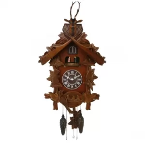 WILLIAM WIDDOP Stag's Head Cuckoo Clock