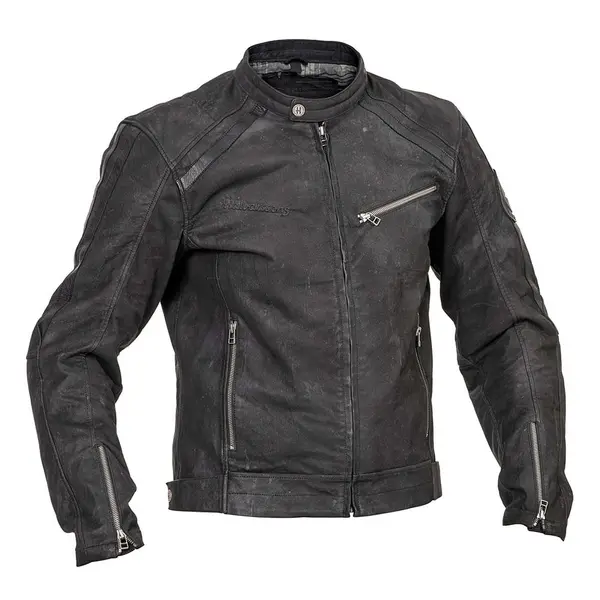 Halvarssons Sandtorp Leather Jacket Black Size 52