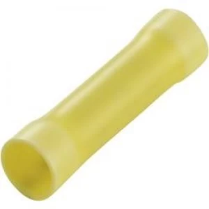 Butt joint 2.602 mm2 Insulated Yellow