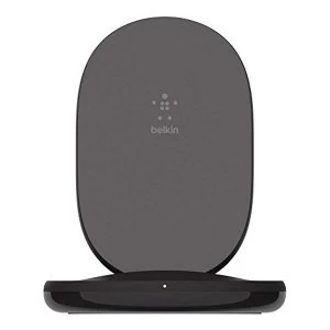 Belkin BoostCharge Wireless Charging Stand 15W (Qi Fast Wireless Charger for iPhone, Samsung, Pixel, more) - Black