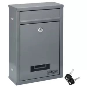 Mailbox Silver 32x22x9cm