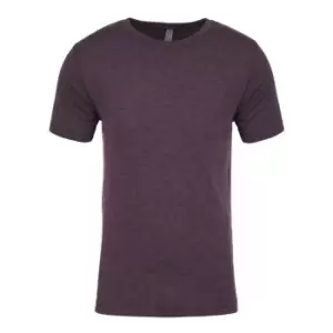 Next Level Mens Tri-Blend Crew Neck T-Shirt (XL) (Vintage Purple)