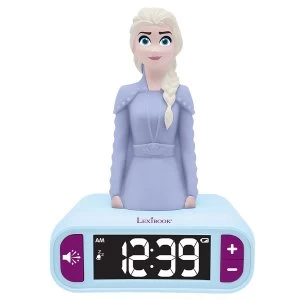 Lexibook Disney Frozen II Night Light Radio Alarm Clock