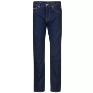 Replay Grover 356 785 Organic Cotton Jeans In Darkwash - Size 32/34leg