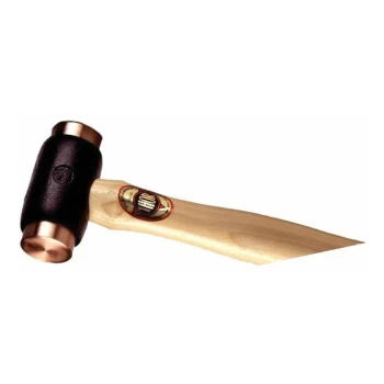 04-322 70MM Copper Soft Faced Hammer with Wood Handle - Thor