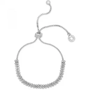 Ladies Anne Klein Stainless Steel Crystal Bracelet
