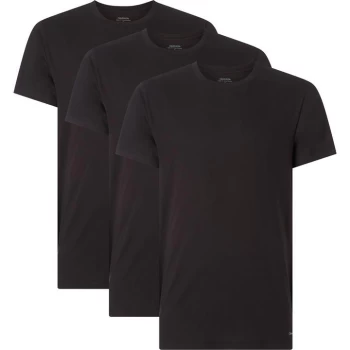 Calvin Klein 3 Pack T Shirt - Black