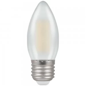 Crompton LED Candle ES E27 Filament Pearl 4W - Warm White
