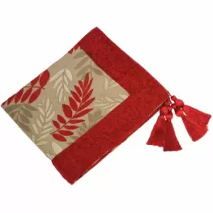 Riva Home Fern Throw Red