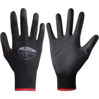 405-MAT Matrix P Palm-side Coated Black Gloves - Size 11