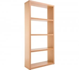 Aphason Maine Wide Bookcase - Beech