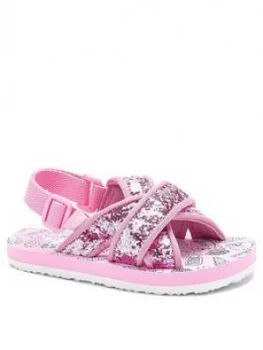 Animal Toddler Girls Daisie Flip Flop - Pink, Size 11 Younger