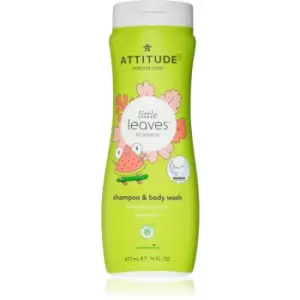 Attitude Little Leaves Watermelon & Coco Baby Washing Gel and Shampoo 473 ml