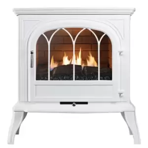 Focal Point Fires 3.1kW Leirvik Cast Gas Stove - White