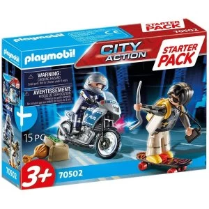 Playmobil Starter Pack Police Chase Playset