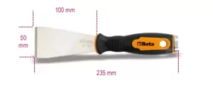 Beta Tools 1479RB/3 Flat Putty Blade Scraper 014790310