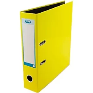 ELBA Lever Arch File Classy 70 mm Glossy Paper, Cardboard 2 ring A4 Yellow