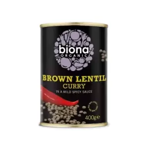 Biona Organic Brown Lentil Curry 400g