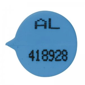 GoSecure Numbered Round Seal Blue (Pack of 500)