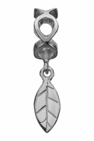 Ladies Christina Sterling Silver Moving Leaf Bead Charm 623-S18