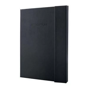 Sigel Conceptum Hard Cover Ruled Notebook with Magnetic Fastener A4 80gsm 194 Pages Ref CO152 Black