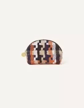 Accessorize Womens Dogtooth Crescent Coin Purse