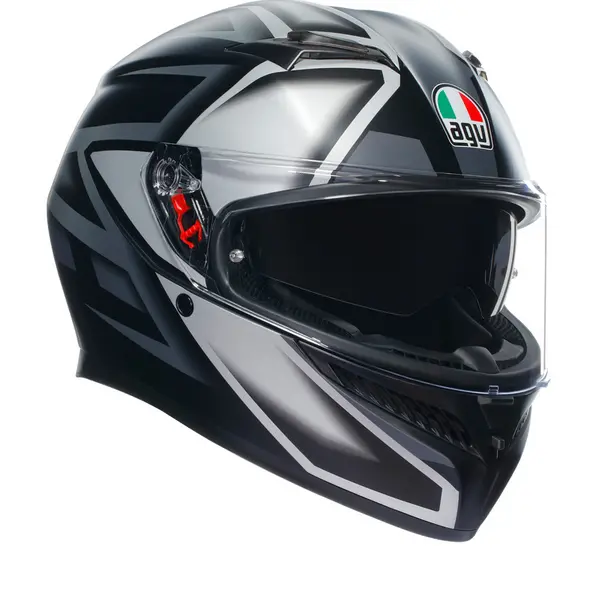 AGV K3 E2206 MPLK Compound Matt Black Grey 008 Full Face Helmet 2XL