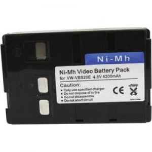 Camera battery Conrad energy replaces original battery BN V25U 6 V