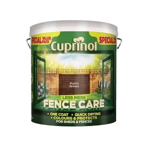 Cuprinol Less Mess Fence Care Rustic Brown 6 litre