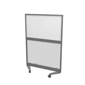 Mobile Type 4 Fully Glazed Screen Silver Frame - 1000W X 1800H Band 1