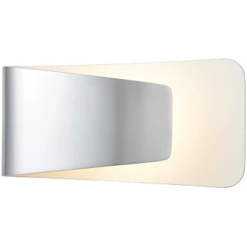 Endon Directory Lighting - Endon Jenkins - 1 Light Indoor Wall Light Aluminium, White