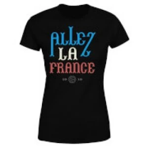 Allez La France Womens T-Shirt - Black - 4XL