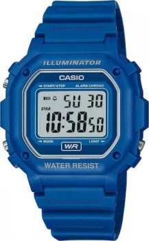 Casio Mens Blue Resin Strap Watch