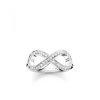 Ladies Thomas Sabo Sterling Silver Size P.5 Glam & Soul Infinity Ring