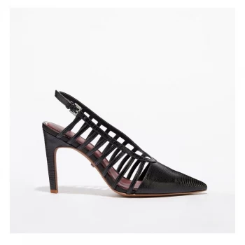 Reiss Daphne Court Shoes - Black