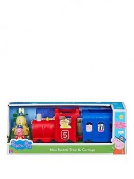 Peppa Pig Miss Rabbits Train & Carriage, One Colour