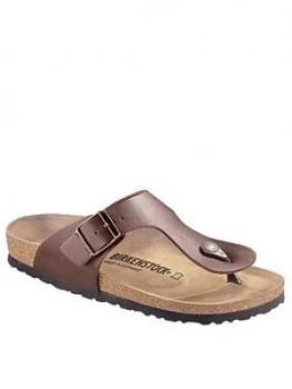 Birkenstock Ramses Leather Sandals - Dark Brown