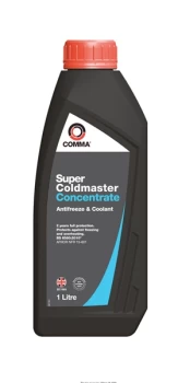 Super Coldmaster Antifreeze & Coolant - Concentrated - 1 Litre SCA1L COMMA