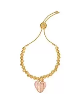 Bibi Bijoux Pink 'Sentiment' Heart Ball Bracelet, Pink, Women