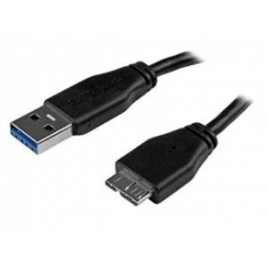 2m (6ft) Slim SuperSpeed USB 3.0 A to Micro B Cable - M/M