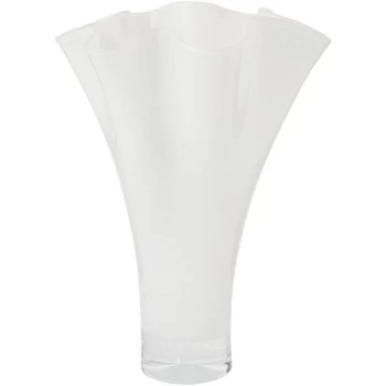 Biba Handkerchief plum vase 30cm - White
