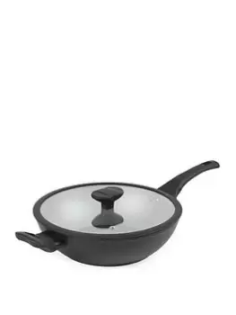 Russell Hobbs Crystaltech Tall Collection Wok, Black