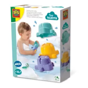 SES Creative Tiny Talents Stacking Bath Turtles, 10 Months and...