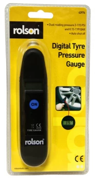 Rolson Digital Tyre Pressure Gauge