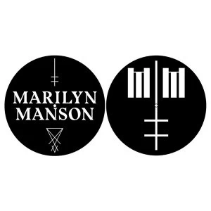 Marilyn Manson - Logo/Cross Turntable Slipmat Set