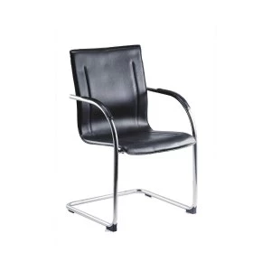 Teknik Office Guest Contemporary Visitor Chair Black