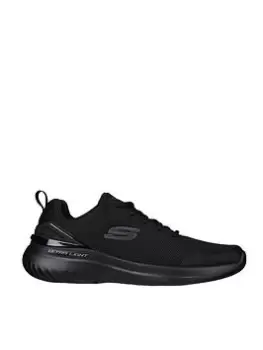 Skechers Bounder 2.0 Mesh Lace Up Sneakerair-cooled Memory Foam Trainer, Black, Size 10, Men