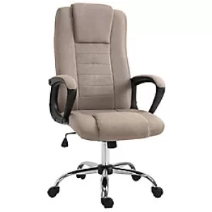Vinsetto Office Chair Khaki Linen, Sponge, Metal, PU 921-265V70CF