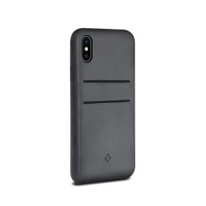 Twelve South Relaxed Leather Case for iPhone X/Xs Grey